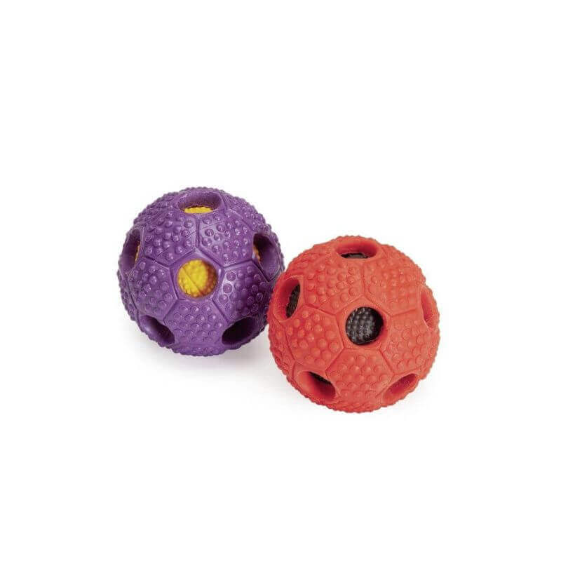 Balle en TPR avec squeaker de 7cm Balle en TPR avec squeaker de 7cm