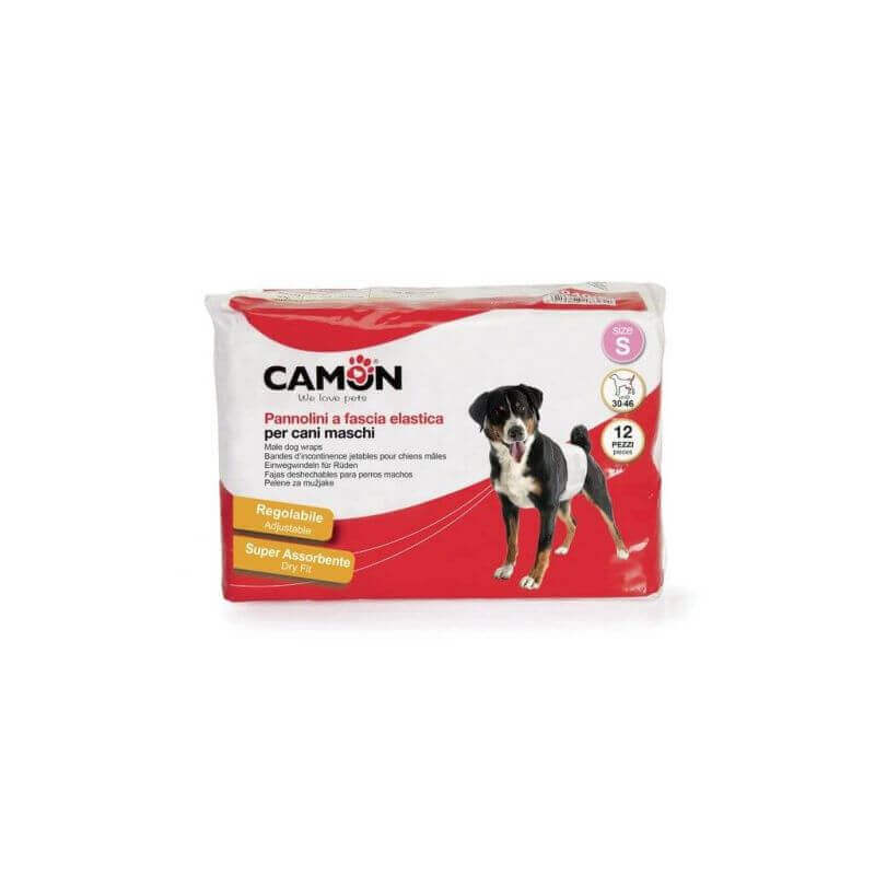 Bandes d'incontinence jetables pour chiens mâles - Taille 1 Bandes d'incontinence jetables pour chiens mâles - Taille 1
