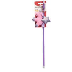 Jouet pour chats - Canne à pêche de 45cm - Licorne (2 couleurs)