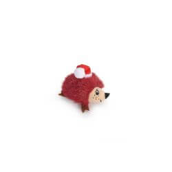 Jouet pour chats - Hérisson avec chapeau de Noël, environ 9cm