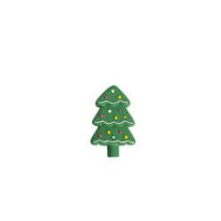 Jouet pour chiens - Anneau + Sapin de Noël en vinyle, environ 9cm