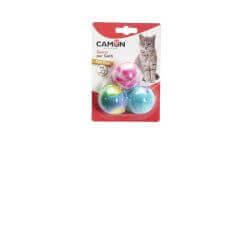 Jouet pour chats - Balles avec grelot de 3cm (lot de 3)