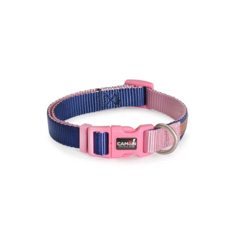 Collier réglable Double Premium Bleu/Rose 10x200~300mm Collier réglable Double Premium Bleu/Rose 10x200~300mm