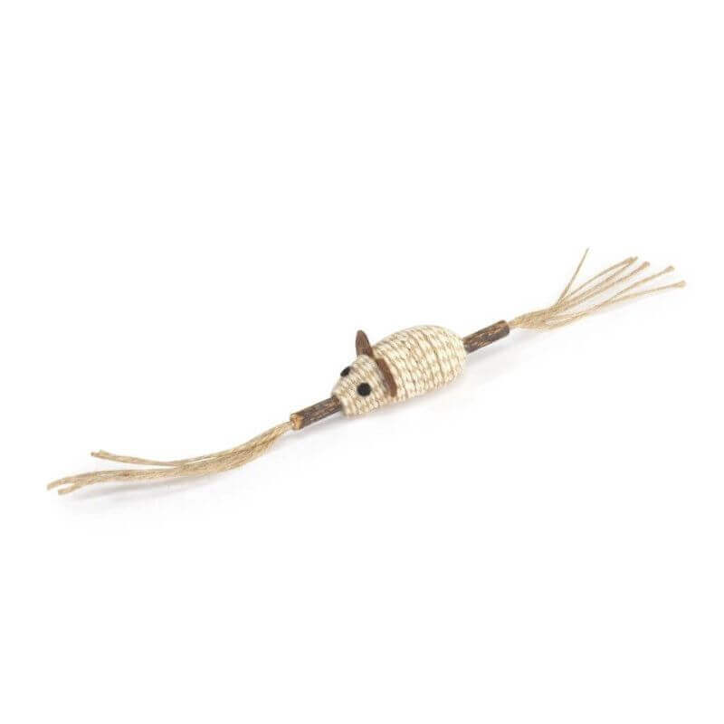 Bâtonnets MATATABI avec souris de jute Bâtonnets MATATABI avec souris de jute