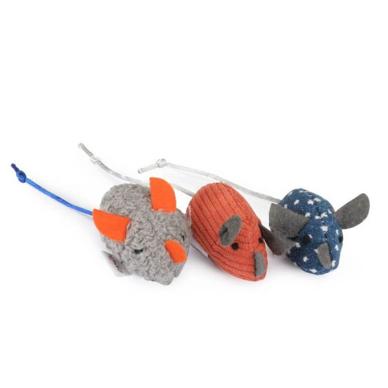 Jouet pour chats - Souris (3 pièces) Jouet pour chats - Souris (3 pièces)