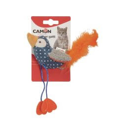 Jouet pour chats - Oiseau avec plumes