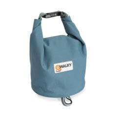 Sac de nourriture pour animaux Walky, en polyester, de 15x30cm, avec une gamelle en silicone de 350ml