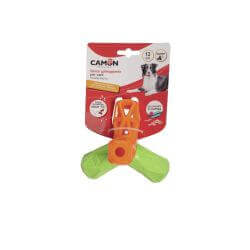 Jouet géométrique en TPR avec Squeaker, 13cm