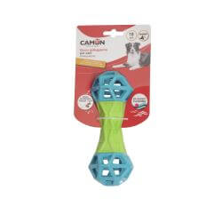 Haltère géométrique flottant en TPR avec Squeaker, 18cm
