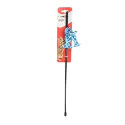Jouet pour chats - Canne à pêche avec poissons (2 couleurs), 48 cm