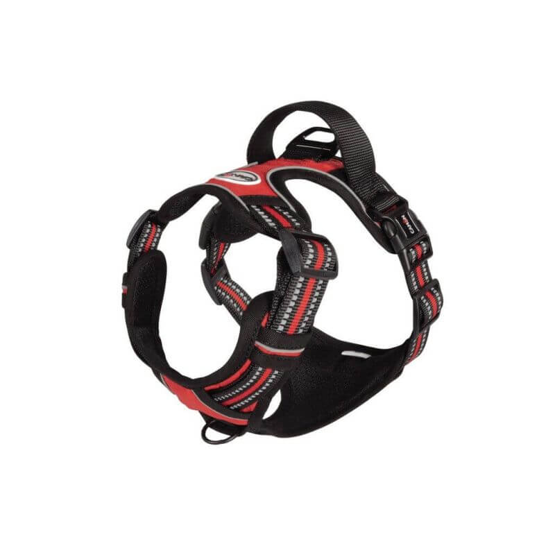 Harnais réfléchissant rembourré - ROUGE - XS Harnais réfléchissant rembourré - ROUGE - XS