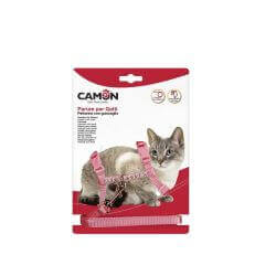 Harnais et laisse pour chats en nylon de 10mm