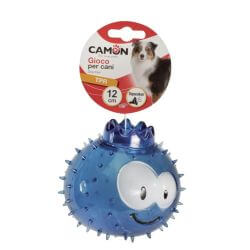 Jouet pour chiens en TPR - Balle avec les yeux - 12cm
