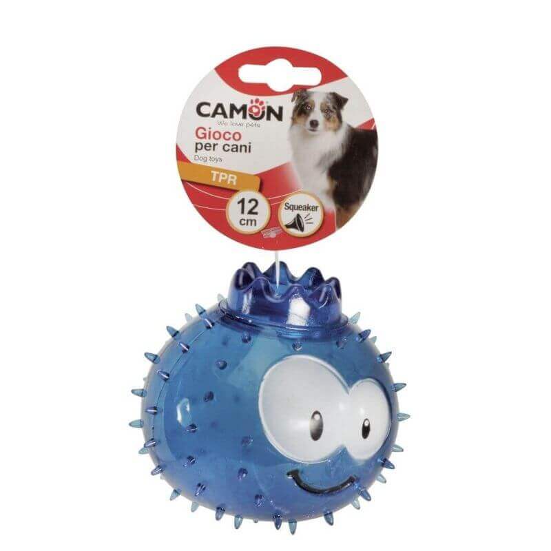 Jouet pour chiens en TPR - Balle avec les yeux - 12cm Jouet pour chiens en TPR - Balle avec les yeux - 12cm
