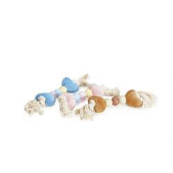 Jouet corde en PLUSH+TPR de 18cm - SM
