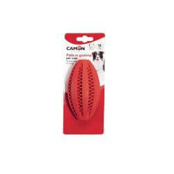 Jouet en caoutchouc - Dental Fun Balle de Rugby - 110mm