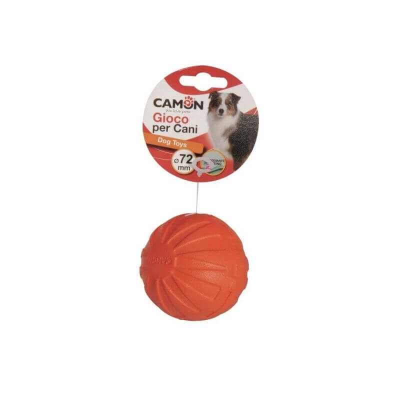 Jouet pour chiens - Balle EVA orange - 72mm Jouet pour chiens - Balle EVA orange - 72mm