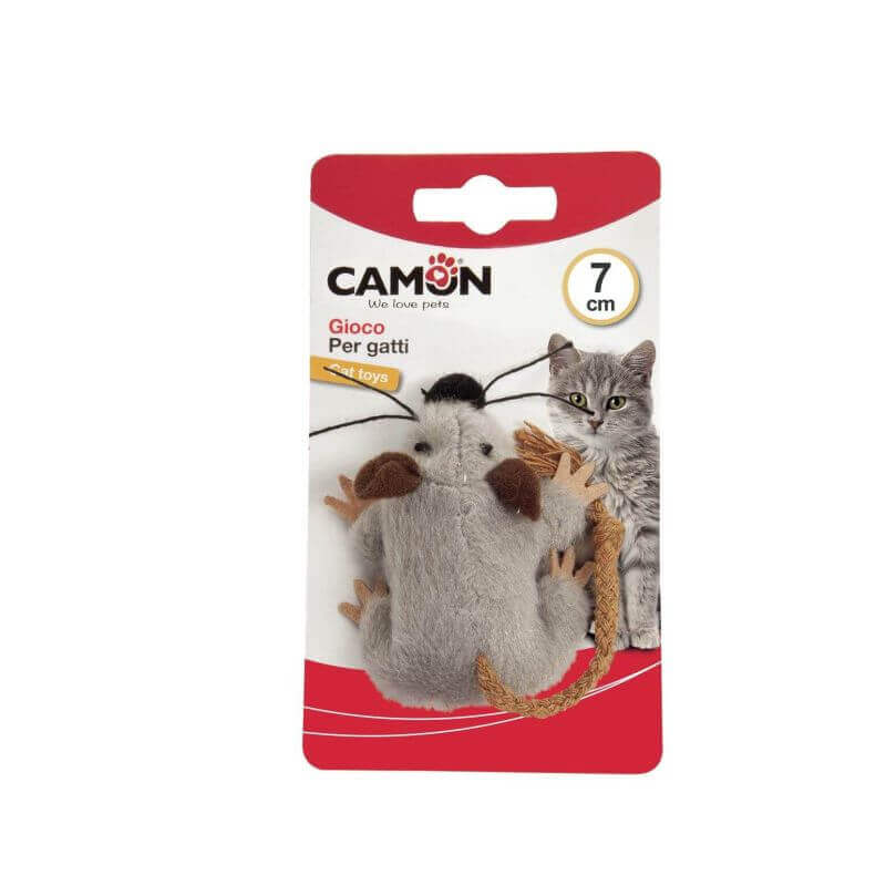 Souris peluche avec queue en corde. Souris peluche avec queue en corde.