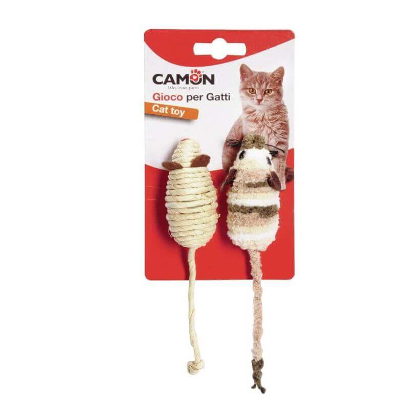 Souris en tissu/sisal Souris en tissu/sisal