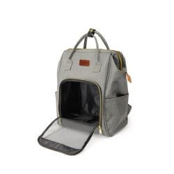 Sac à dos Pet Fashion 30x20x43cm - Denim Gris