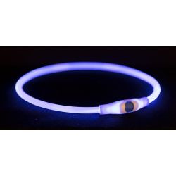 Anneau lumineux Flash USB, S–M: 40 cm/ø 8 mm, bleu