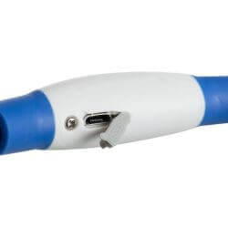 Anneau lumineux Flash USB, S–M: 40 cm/ø 8 mm, bleu