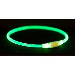 Anneau lumineux Flash USB, L–XL: 65 cm/ø 8 mm, vert