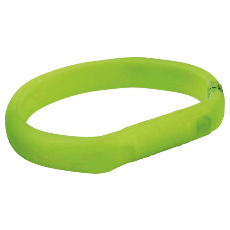 Flash bande lumineuse USB, en silicone, L–XL: 70 cm/18 mm, vert Flash bande lumineuse USB, en silicone, L–XL: 70 cm/18 mm, vert